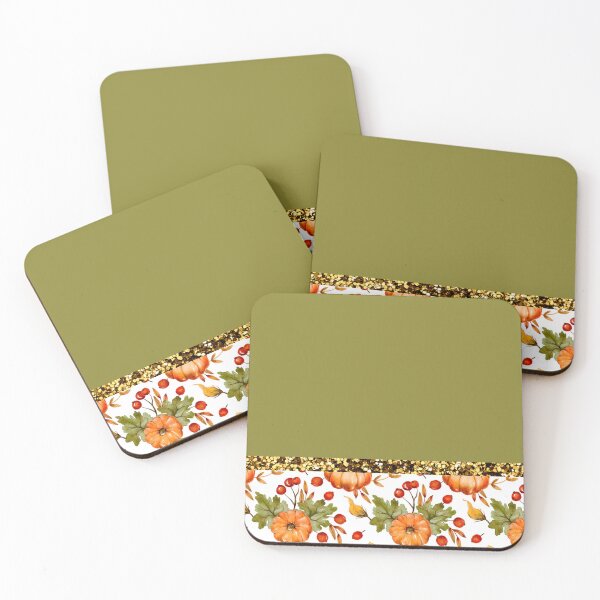 Item preview, Pumpkin And Berries With Glitter (Green) designed and sold by SimplyMe-Plus.
