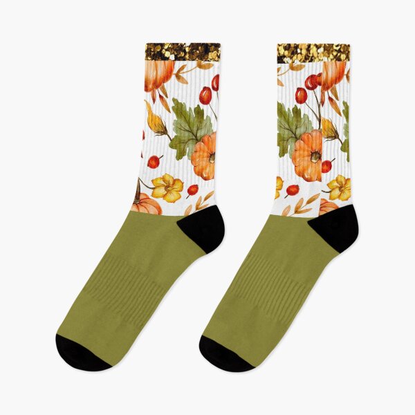 Item preview, Pumpkin And Berries With Glitter (Green) designed and sold by SimplyMe-Plus.