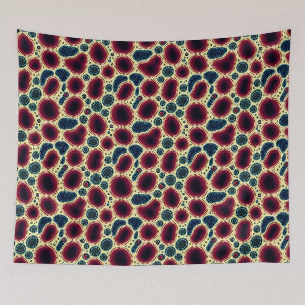 Item preview, Bacteria Japanese Style Pattern I designed and sold by ARTIFLAVE.
