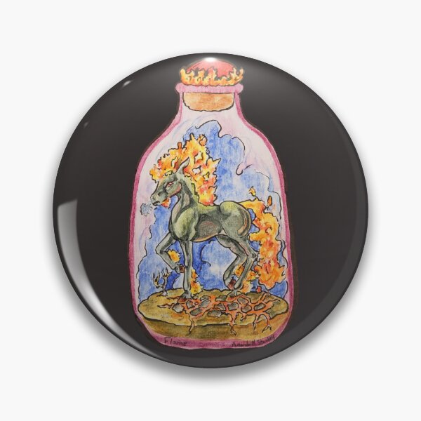 Item preview, Inktober Flame- Bottled Fantasy  designed and sold by Amanda Stanley.