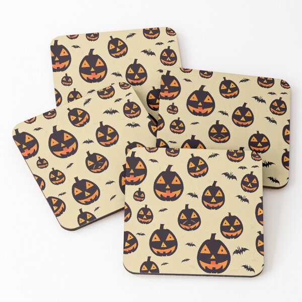 Item preview, Halloween pumpkins and bats designed and sold by Scionic.