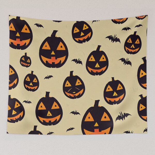 Item preview, Halloween pumpkins and bats designed and sold by Scionic.