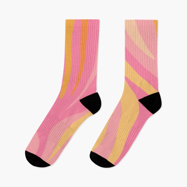 Item preview, Maldives Leaves Abstract Pattern in Pink and Yellow designed and sold by kierkegaard.
