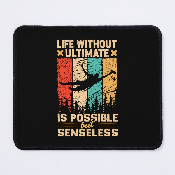 Item preview, Life Without Ultimate Is Possible But Senseless - Vintage Flying Disc Player designed and sold by T-shirt For You.