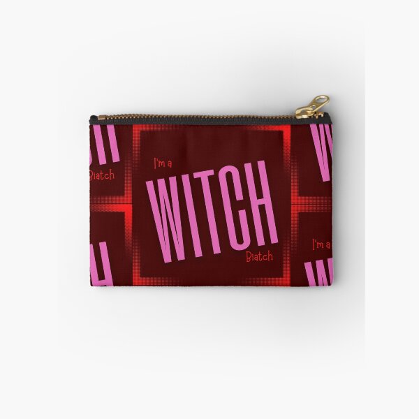 Item preview, I'm a witch  biatch halloween adult tshirt  designed and sold by Pugnaciousprint.