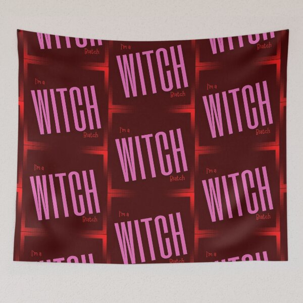 Item preview, I'm a witch  biatch halloween adult tshirt  designed and sold by Pugnaciousprint.