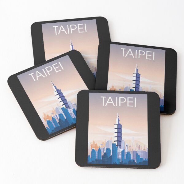 Item preview, Taipei Map Art World Travel Souvenir China Taiwan designed and sold by koscoscintod42.