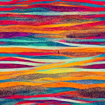 Artwork thumbnail, warm waves by Scionic
