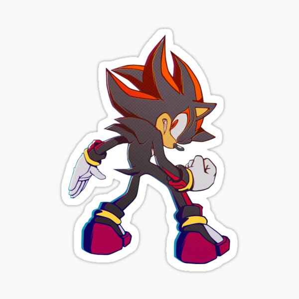 Hyper Shadow Sticker By Piggyfam1333 - Shadow The Hedgehog Sonic X Emoji, Hyper Emoji - Free Emoji PNG Images 