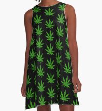 cannabis A-Line Dress