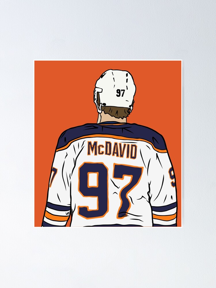 Connor Mcdavid Poster Edmonton Oilers Poster Canvas Print 