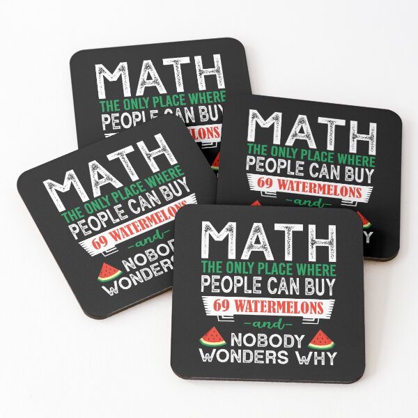 Item preview, Funny Math Watermelon The Only Place Where Math Lover designed and sold by BELASKRI STORE.