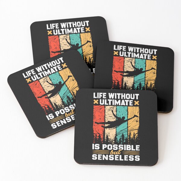 Item preview, Life Without Ultimate Is Possible But Senseless - Vintage Ultimate Frisbee Player designed and sold by T-shirt For You.