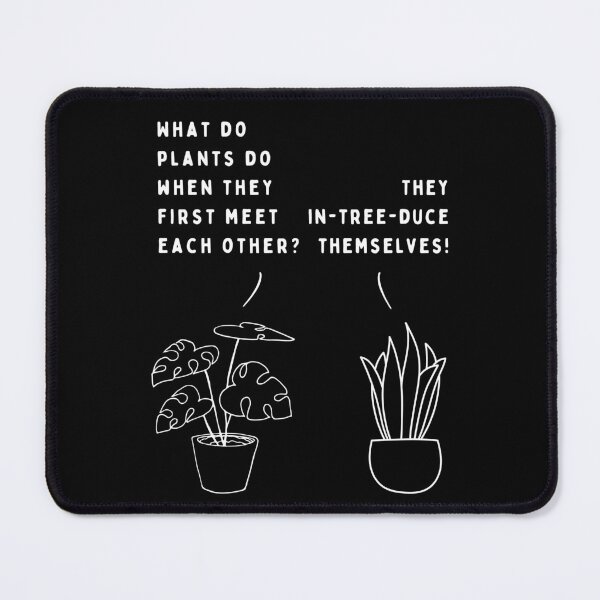 Item preview, Plant joke - What do plants do when they first meet each other? designed and sold by ani-eni.
