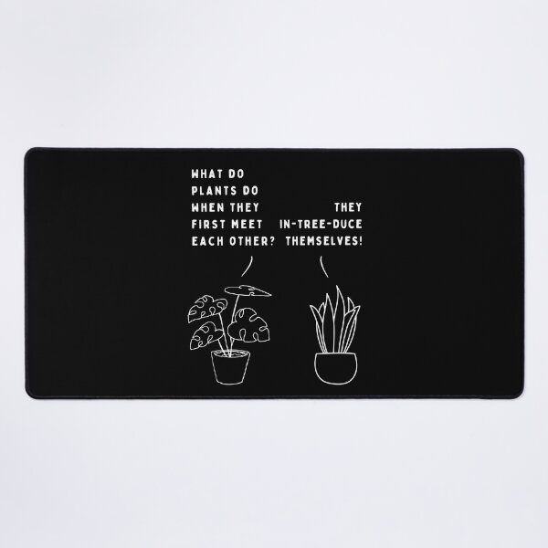 Item preview, Plant joke - What do plants do when they first meet each other? designed and sold by ani-eni.