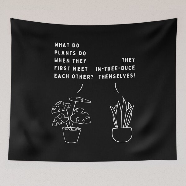 Item preview, Plant joke - What do plants do when they first meet each other? designed and sold by ani-eni.