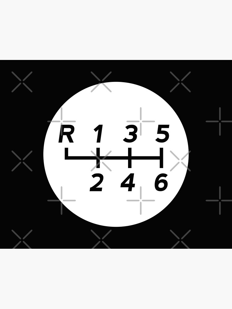 "Manual Transmission Shift Pattern 1" Poster by ApexFibers Redbubble