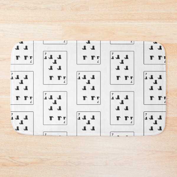 Item preview, Seven of cats playing card designed and sold by Amilaz.