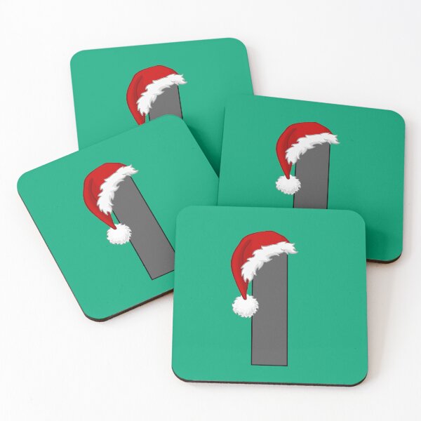 Item preview, Christmas Letter I with Santa Hat designed and sold by Coffee Lifestyle.