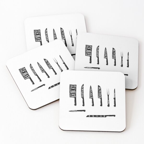 Item preview, Set of Kitchen Knives Sticker Pack designed and sold by ProtonProject.