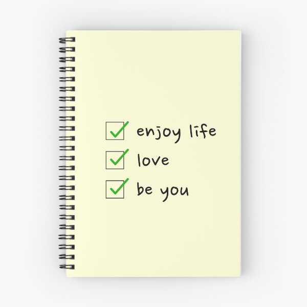 Item preview, To-do List - Enjoy life, love, be you designed and sold by cristianeart.