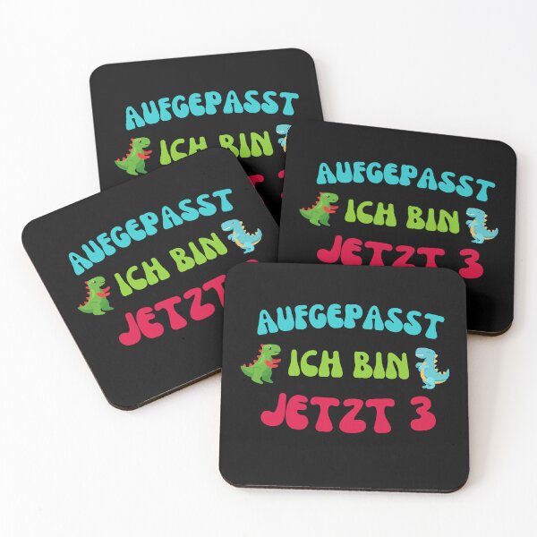 Item preview, Aufgepasst ich bin jetzt 3  designed and sold by Pixelish.