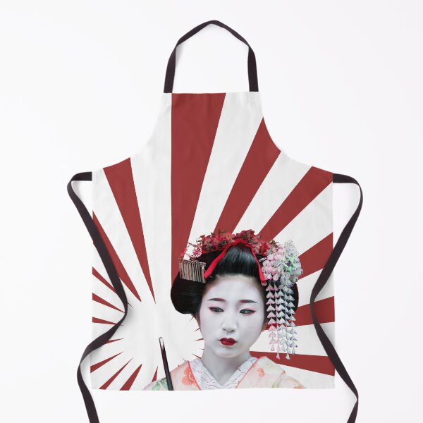 Item preview, Geisha with Rising Sun Umbrella designed and sold by ElectricHamster.