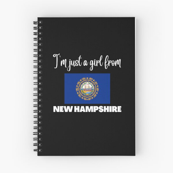 Item preview, I’m just a girl from New Hampshire- State pride design for women and girls designed and sold by DesignsByDaddy.