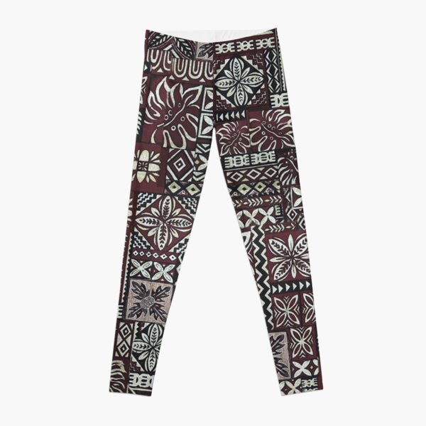 Ombre Brown & Rust  Women's Fine Art Regular-Waist Leggings