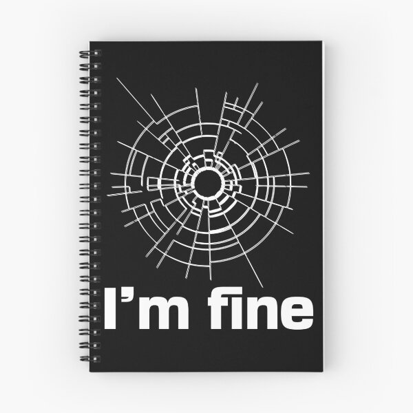 Item preview, I'm fine  designed and sold by arkantus.