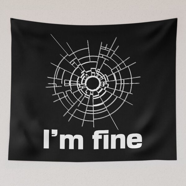 Item preview, I'm fine  designed and sold by arkantus.