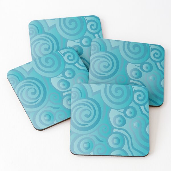 Item preview, Whimsical Swirls Pattern designed and sold by ArtFactoryAI.