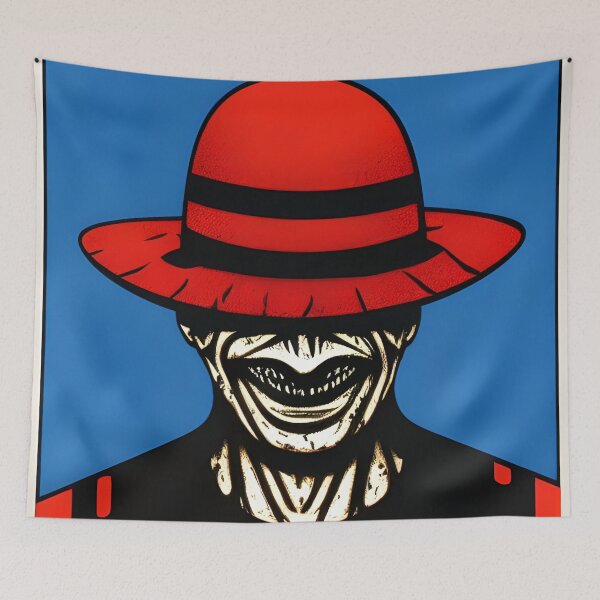 Item preview, Nightmare Fred in clever hat disguise kills you whilst sleeping designed and sold by Horrorscape.