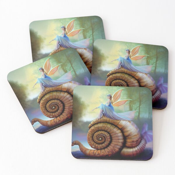 Item preview, Faerie Riding A Snail designed and sold by fairytailsaiart.