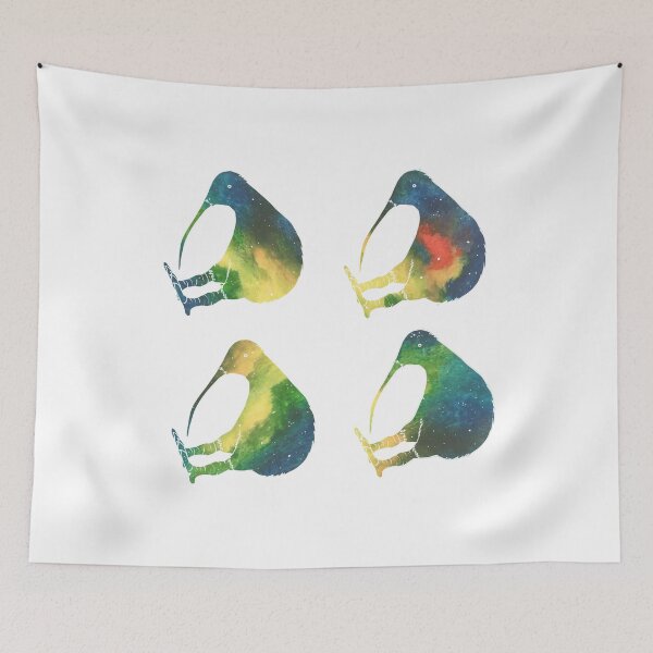 Item preview, Space Kiwi Birds designed and sold by aravera.