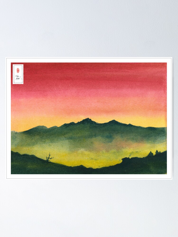 Alternate view of Red Dusk Poster