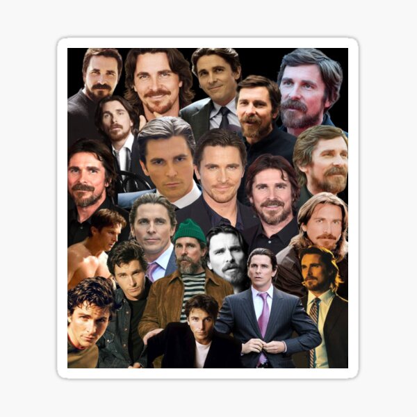 Item preview, christian bale photo collage designed and sold by T-shirtakStore.