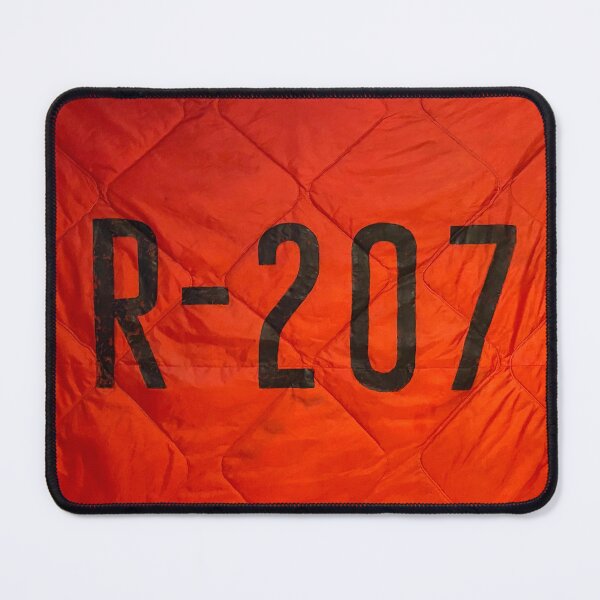 Item preview, 'R-207' Maine Area Code Sleeping Bag Sculpture designed and sold by Ken Murphy.