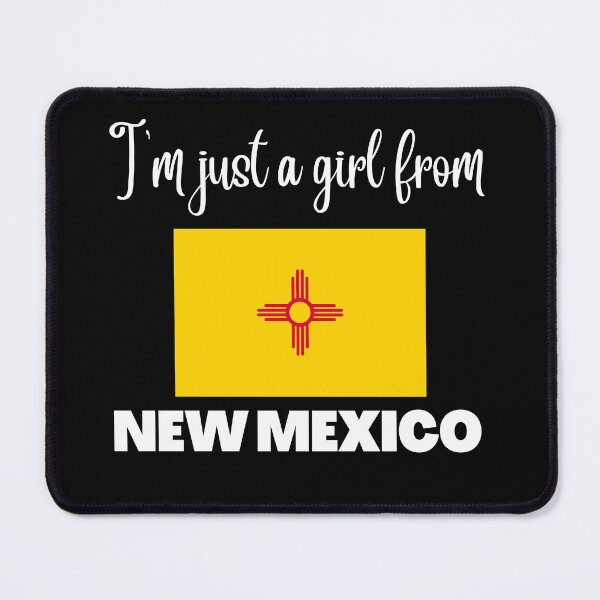 Item preview, I’m just a girl from New Mexico- State pride design for women and girls designed and sold by DesignsByDaddy.