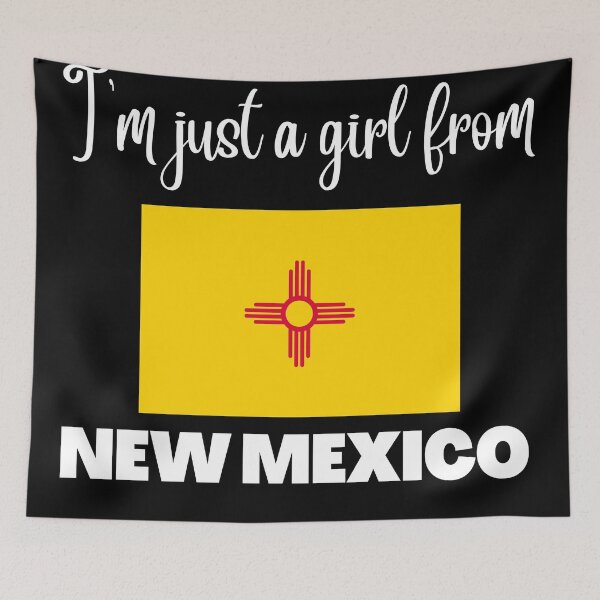 Item preview, I’m just a girl from New Mexico- State pride design for women and girls designed and sold by DesignsByDaddy.
