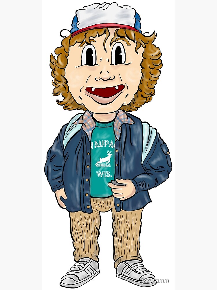 "Dustin Cartoon - Stranger Things " Canvas Print by izzyramm | Redbubble