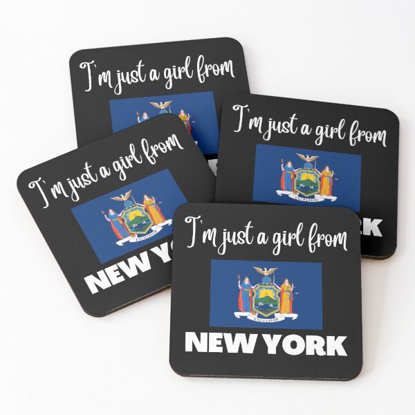 Item preview, I’m just a girl from New York- State pride design for women and girls designed and sold by DesignsByDaddy.