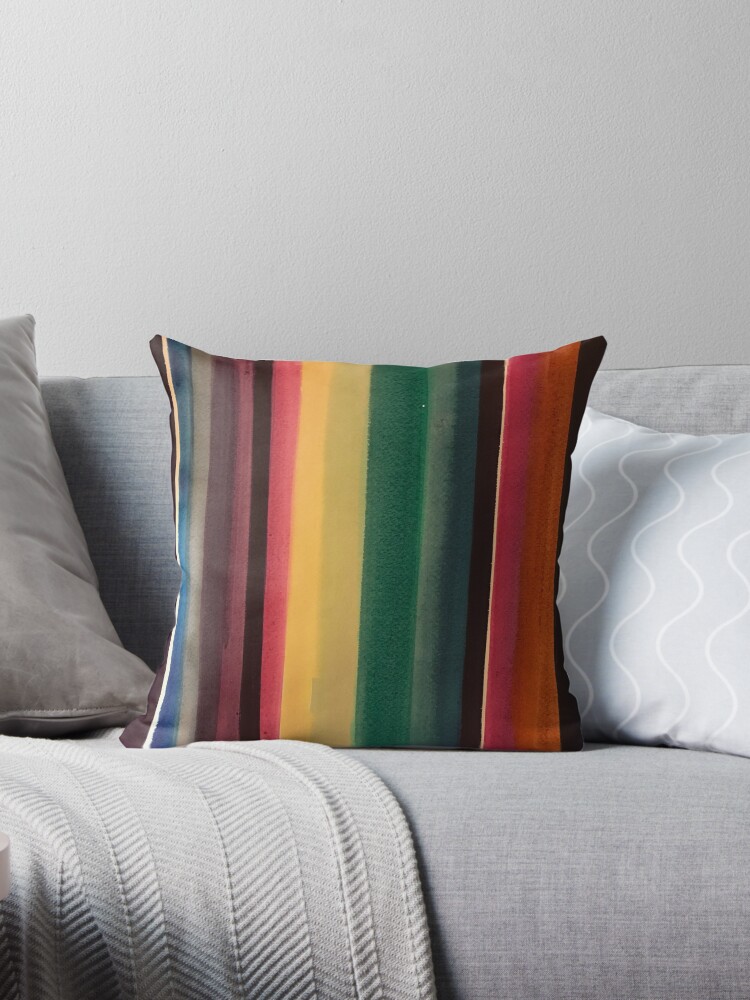 Serape throw sale pillows