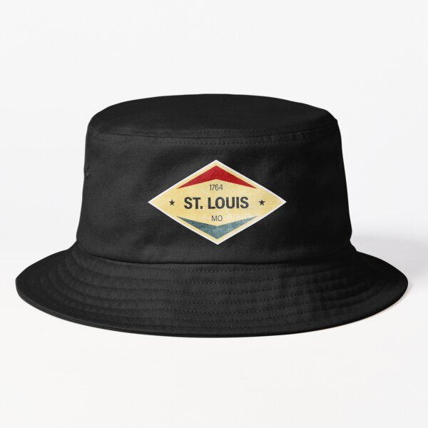 St Louis Missouri - Vintage Badge Design Bucket Hat for Sale by 90s-Mall
