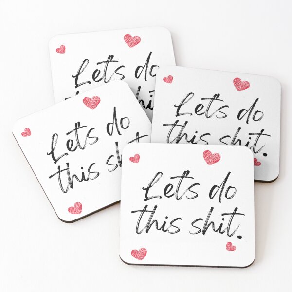Item preview, Let's do this sh*t — writer motivation designed and sold by Elaborate Daydreams Design.