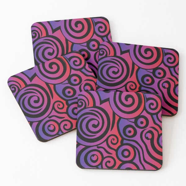 Item preview, Whimsical Swirls Pattern designed and sold by ArtFactoryAI.