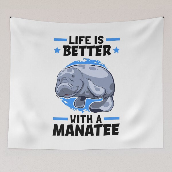 Item preview, Life is better with sea cow sea mammals designed and sold by madgrfx.