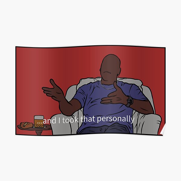 "Michael Jordan "And I Took That Personally"" Poster for Sale by RatTrapTees Redbubble