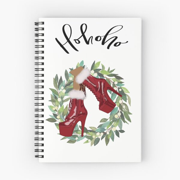 Aperçu de l'œuvre Carte de bottes de danseur de poteau de Noël créée et vendue par HalfmoonCreativ.