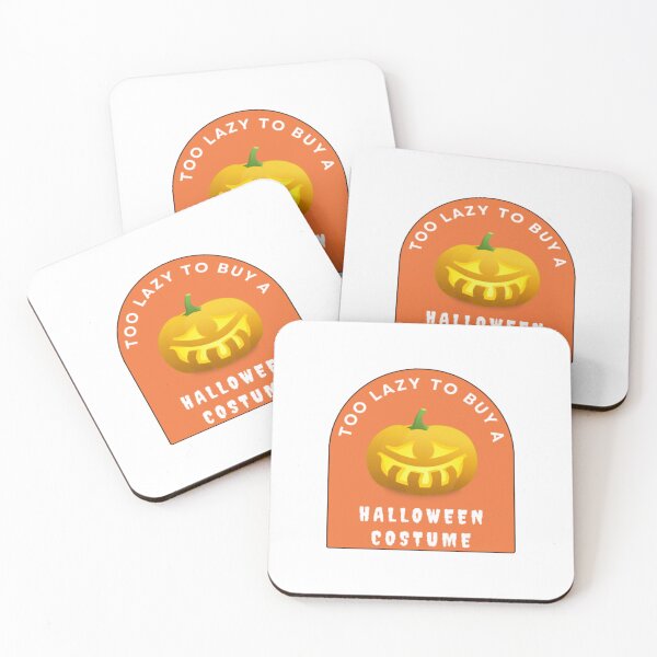 Item preview, Pumpkin Too Lazy To Buy Halloween Costume | Light Background  designed and sold by embaarc.